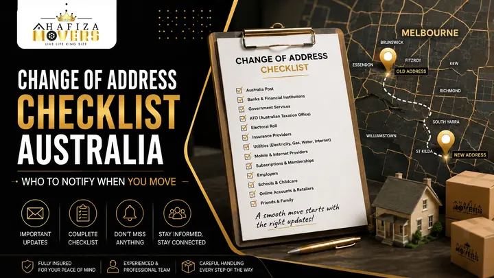 Change of Address Checklist Australia: Who to Notify When You Move