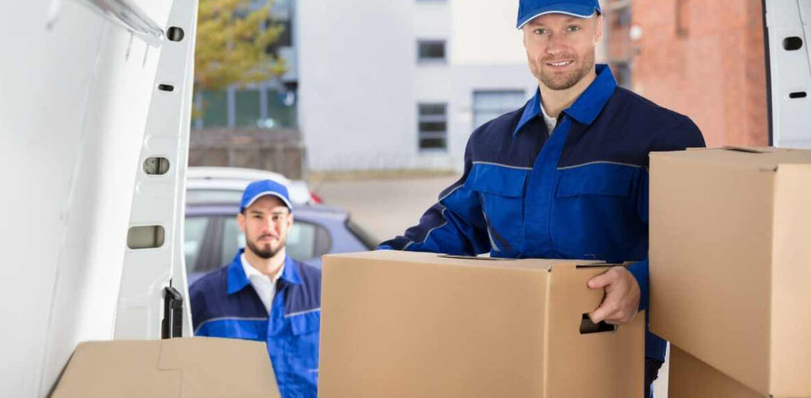 Melbourne movers preparing furniture and boxes for transport